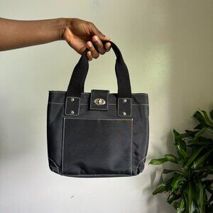 Vintage‎ Y2K coquette black shoulder bag